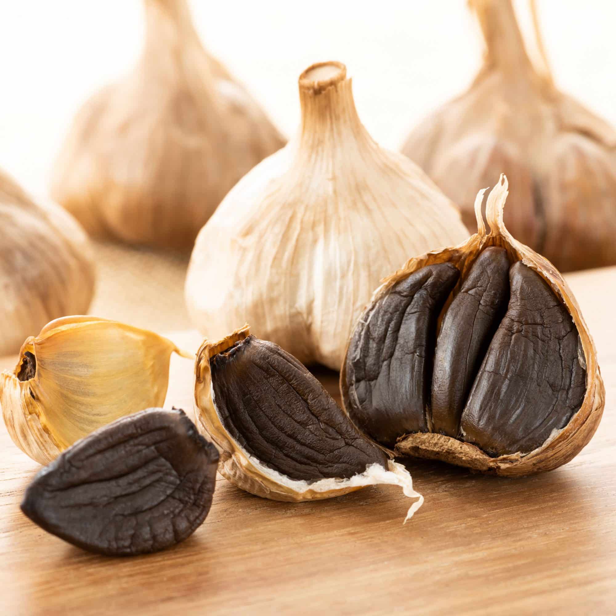 schwarzer Knoblauch Gesund und weiter Vorteile