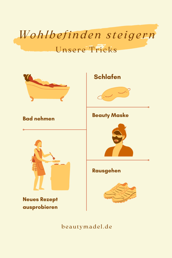 5 Tipps um das Wohlbefinden zu steigern