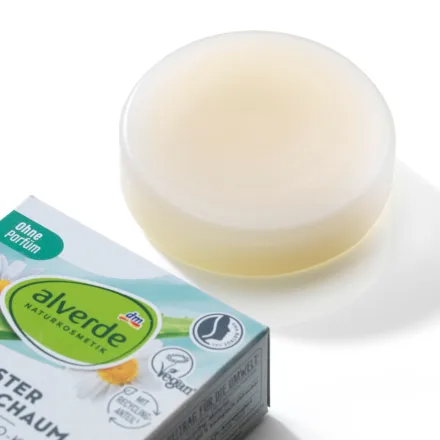 Fester Rasierschaum Bio-Aloe Vera, Bio-Kamille